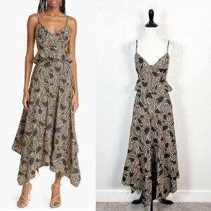 A.L.C. NWT Brooke Peplum Top with Matching Blanca Asymmetrical Skirt Size‎ 2